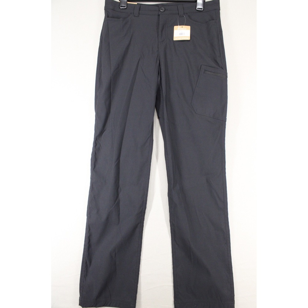 Eddie Bauer Tech Pant Womens 6 Black Hiking Outdoor Stretch Gorpcore NWT